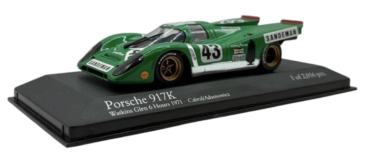 Minichamps 1/43 Porsche 917K 6h Watkins Glen Cabral/Adamowicz #43 1971 430716743 Minichamps 1/43 Porsche 917K 6h Watkins Glen Cabral/Adamowicz #43 1971 430716743