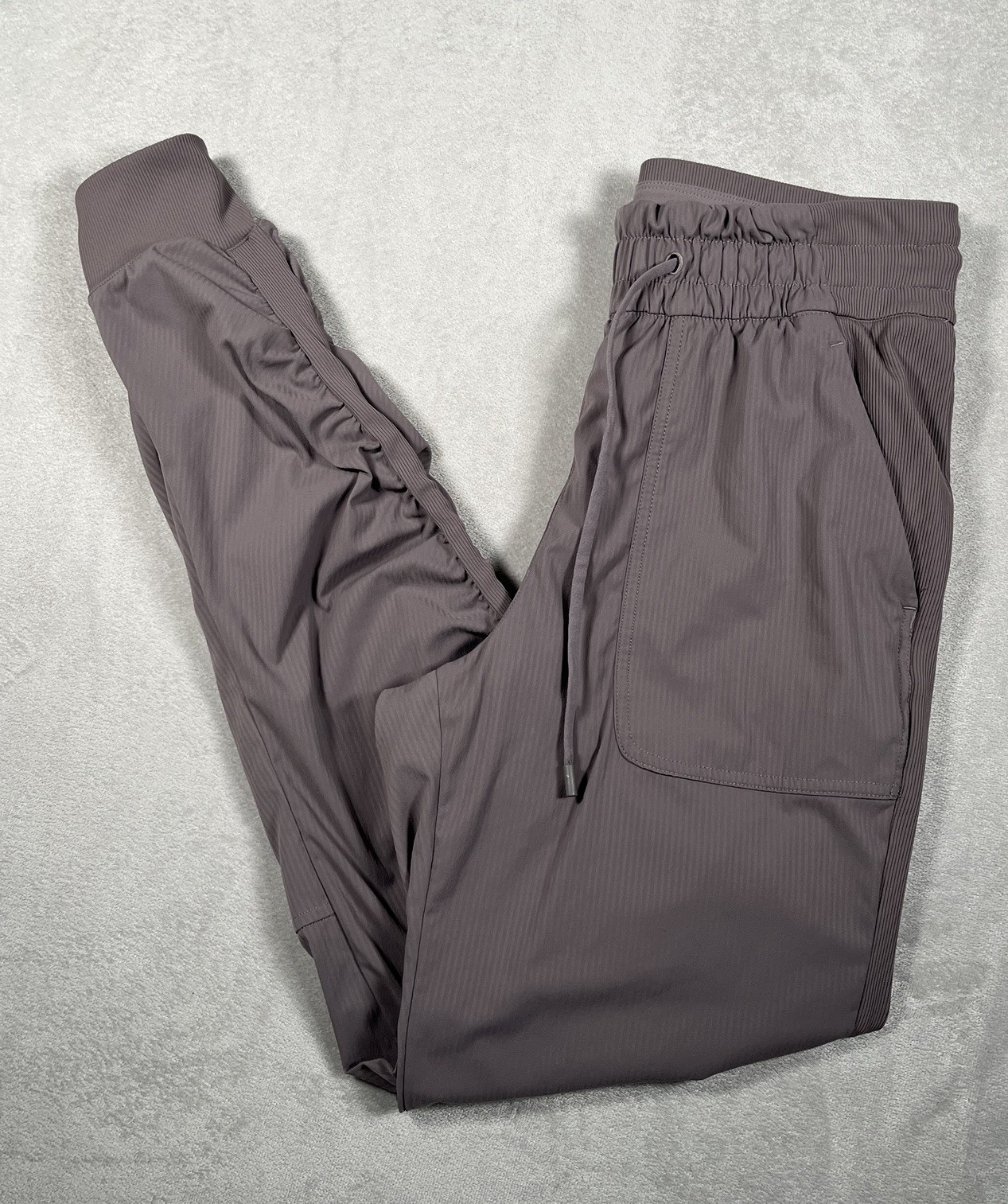 Lululemon Beyond the Studio Jogger Pants Women Size 6 Lunar Rock Ruched