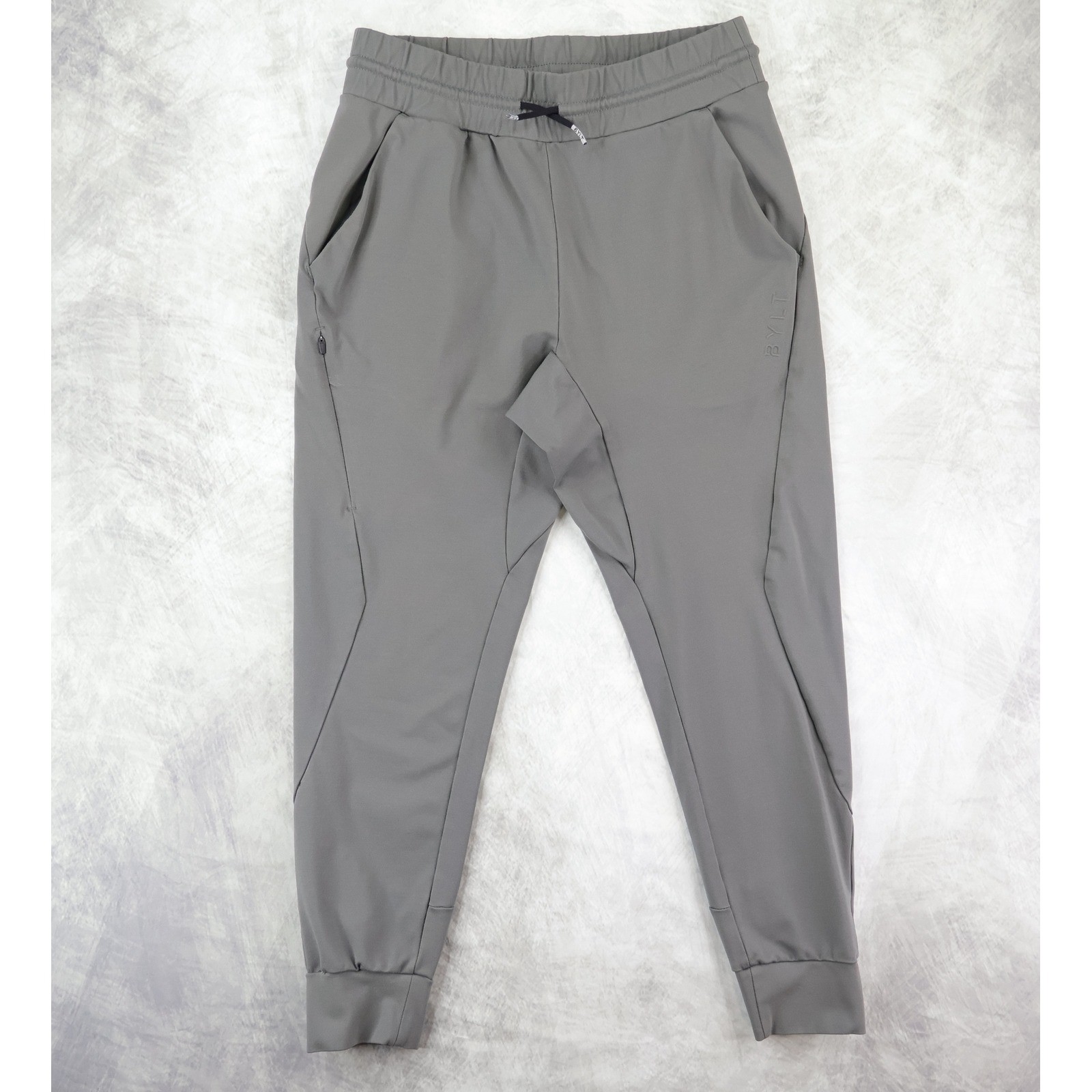 BYLT Active Jogger Men Medium M Grey Premium Basics Stretch Athletic Pants