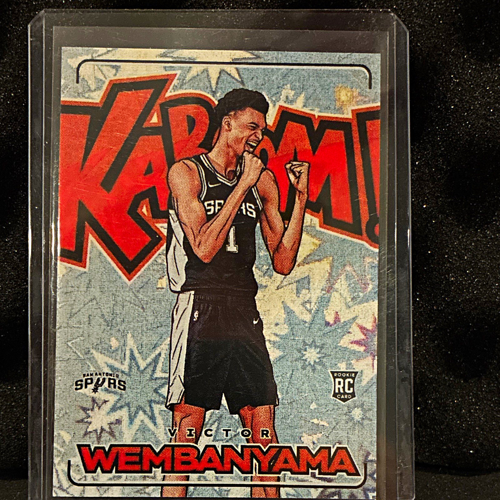 Panini 2023-24 Crown Royale Kaboom Victor Wembanyama Spurs RC Rookie (CUSTOM)