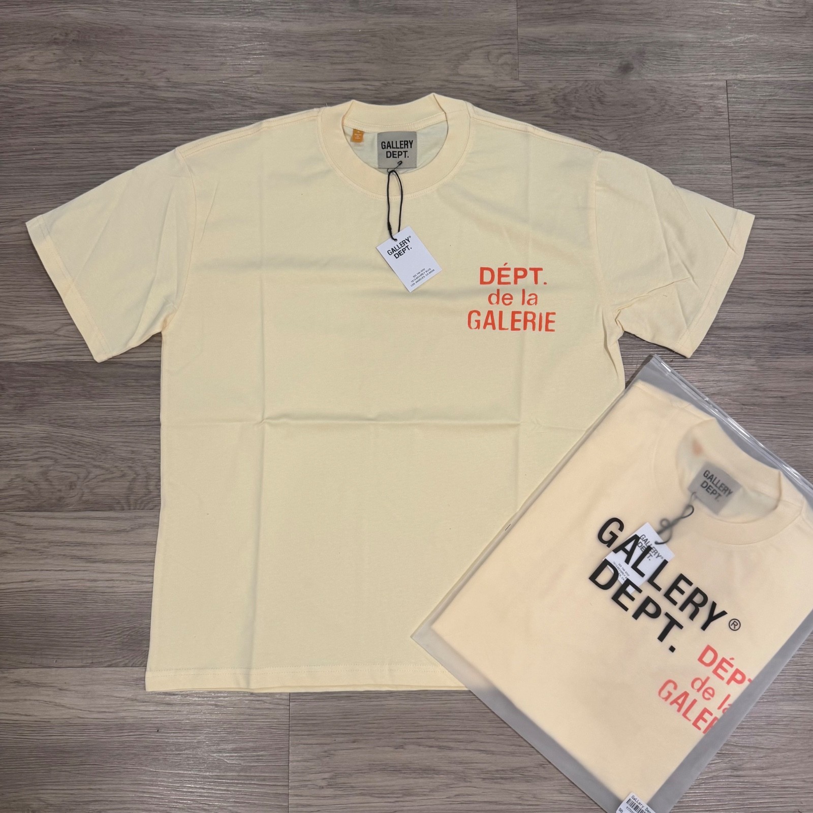 Gallery Dept. T Shirt - Cream - Size Large - Brand New (NWT) Gallery Dept. T Shirt - Cream - Size Large - Brand New (NWT)