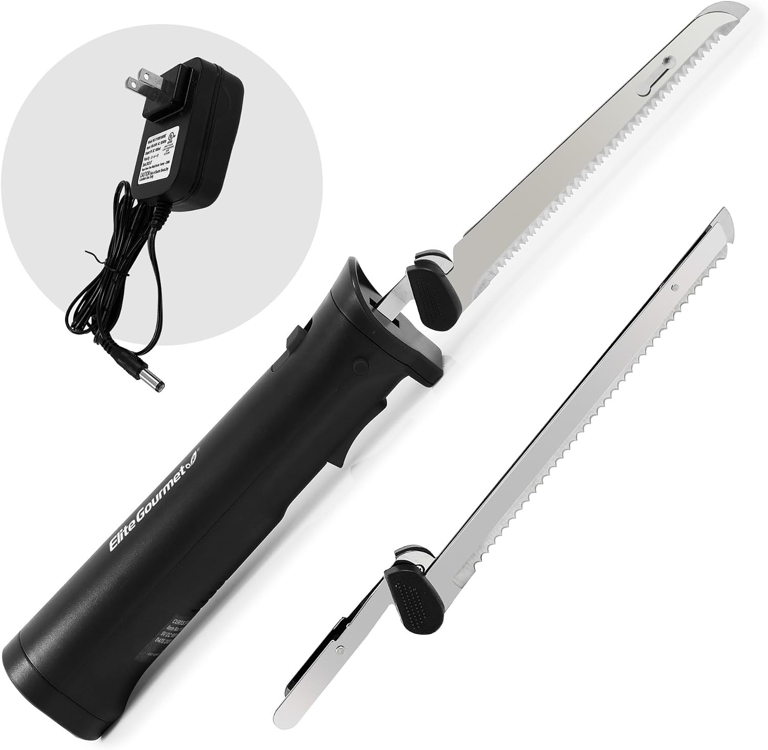 Elite Gourmet EK9810 Professional Cordless Rechargeable EasySlice Electric Knife Elite Gourmet EK9810 Professional Cordless Rechargeable EasySlice Electric Knife