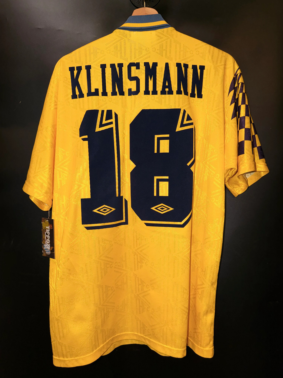 TOTTENHAM HOTSPURS KLINSMANN 1994-1995 ORIGINAL JERSEY Size L