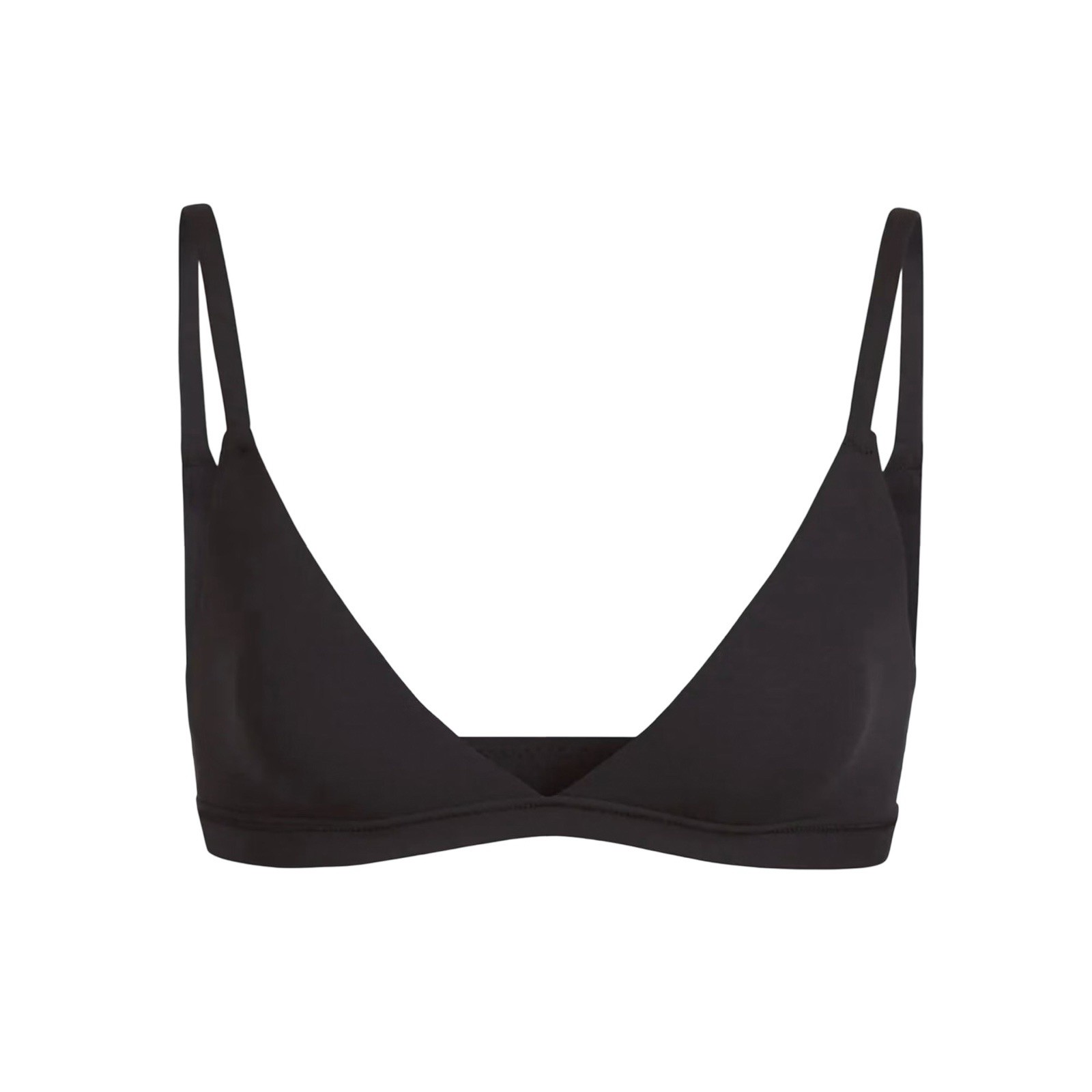 Skims Fits Everybody Triangle Bralette - Onyx - NWT - Medium
