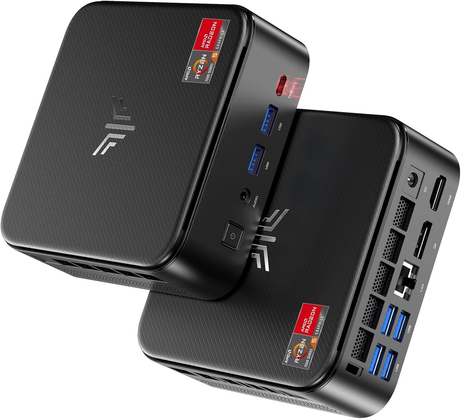 KAMRUI E3B 4K MINI PC AMD Ryzen 5 7430U 16GB DDR4 RAM 512GB SSD Win11 Pro WIFI 6