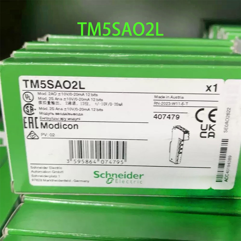Schneide Original in stock Modicon TM5 Series TM5SAO2L programmable accessories Schneide Original in stock Modicon TM5 Series TM5SAO2L programmable accessories