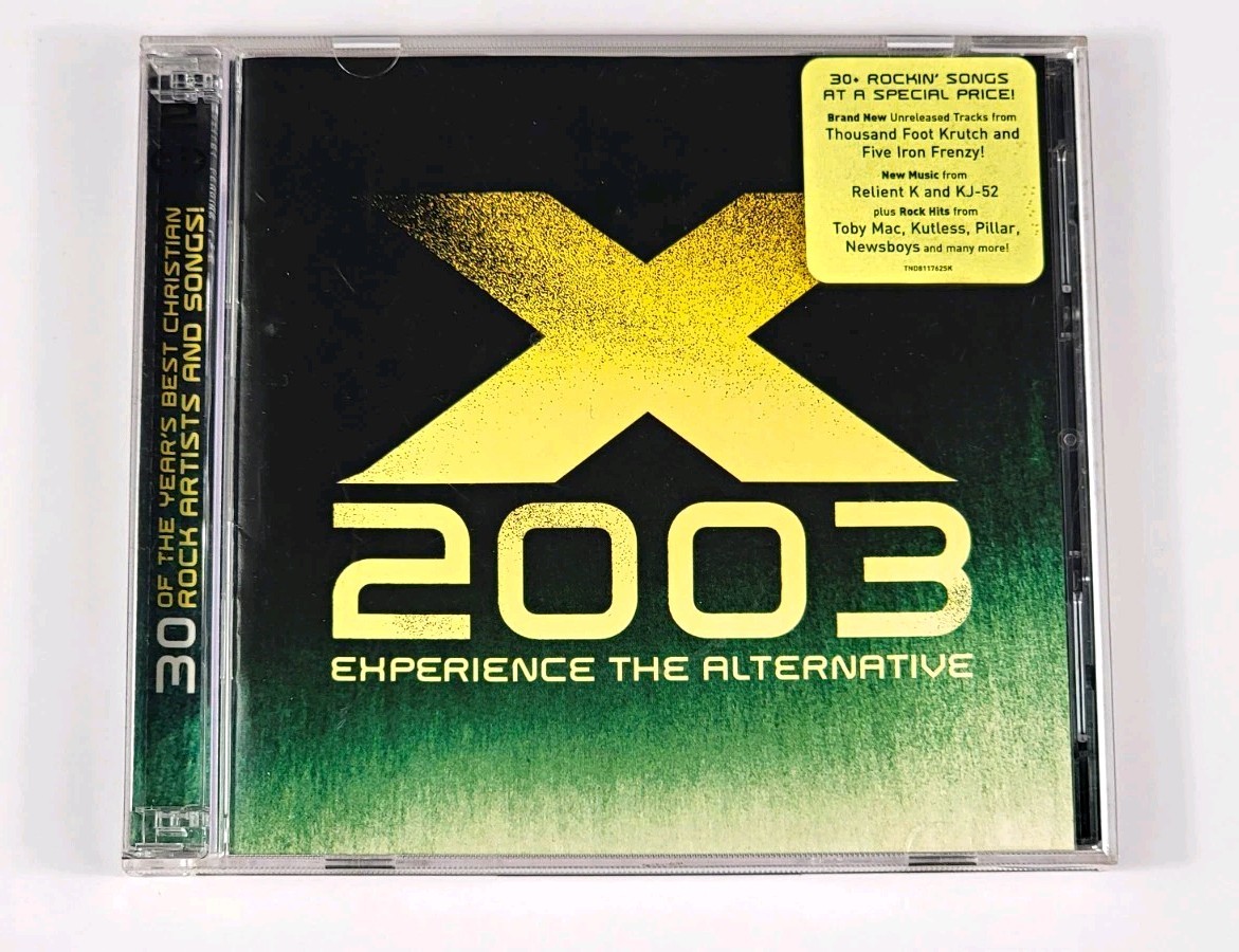 X 2003 Experience Alternative (2 CD, 2003) Christian Rock TFK Relient K Hype X 2003 Experience Alternative (2 CD, 2003) Christian Rock TFK Relient K Hype