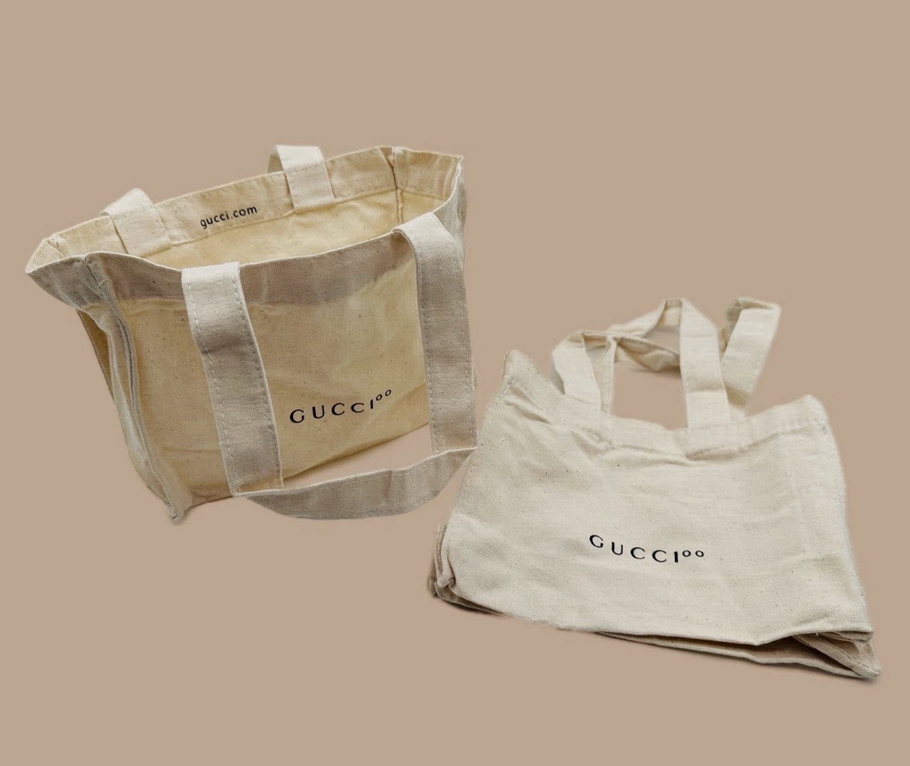 gucci 100th anniversary Reusable Canvas Shopping Tote 2 Pc