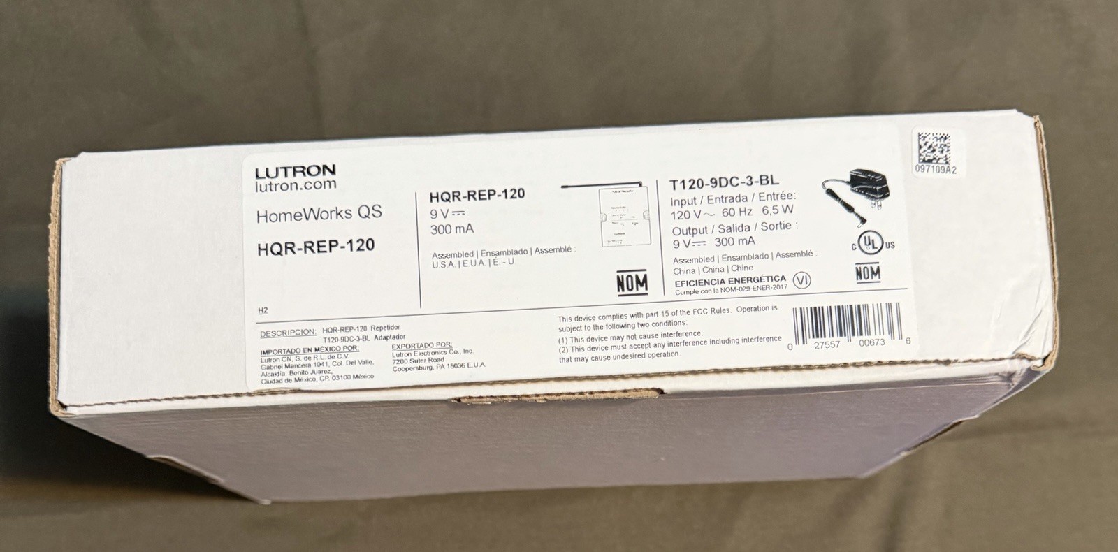Lutron Homeworks Hybrid Repeater HQR-REP-120