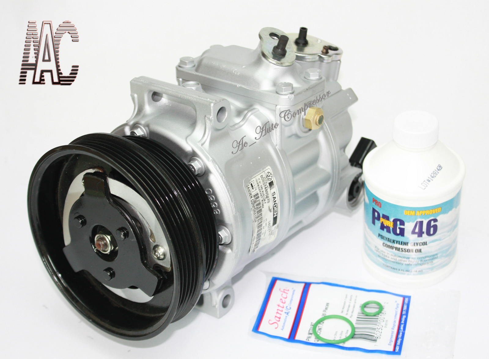  2006-2009 Volkswagen Rabbit  Beetle Jetta 2.5L Reman Genuine A/C Compressor