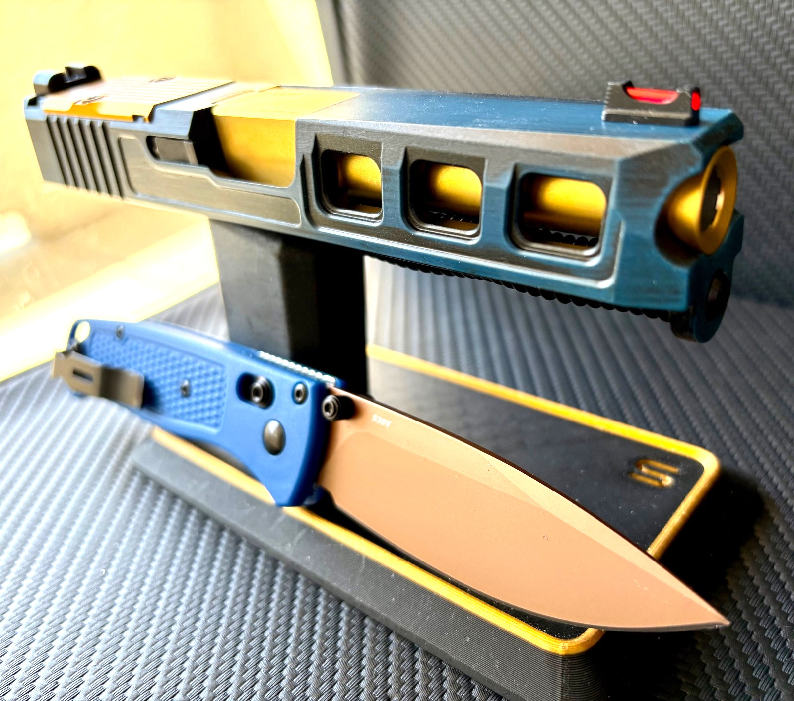 Complete Slide For Glock 19 Gen 3 RMR Cut & Zaffiri Sights G19 Upper +FREE KNIFE