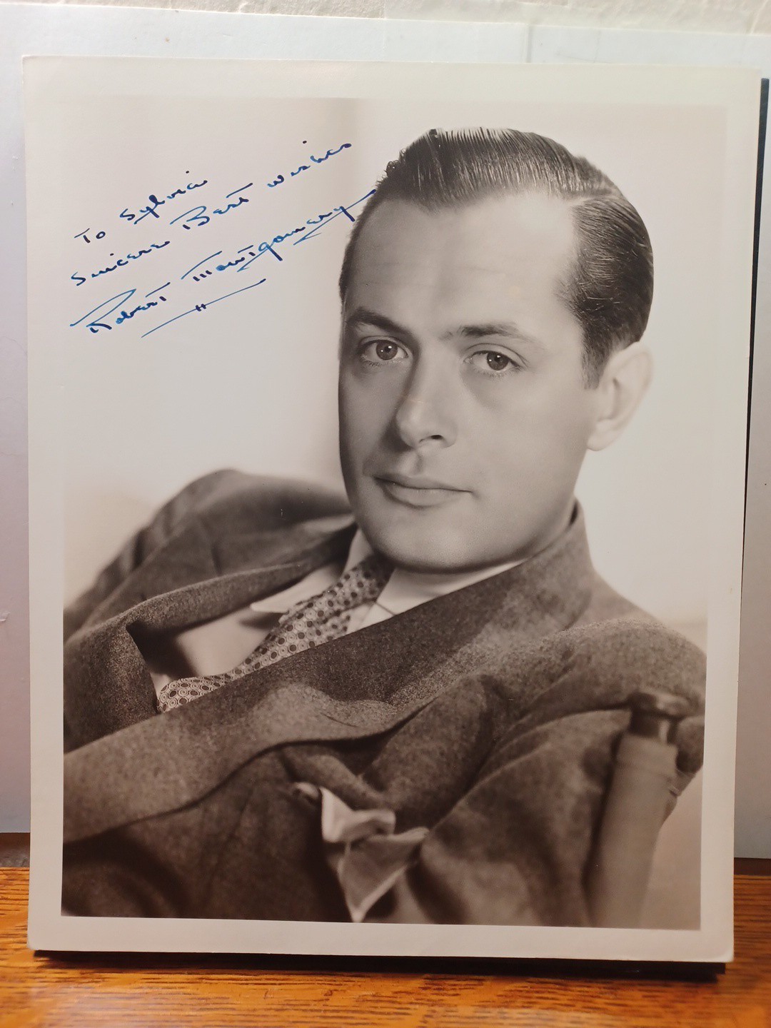 30\'s Hand Signed Autographed Actor Robert Montgomery Photo 8 x 10 RRP 988