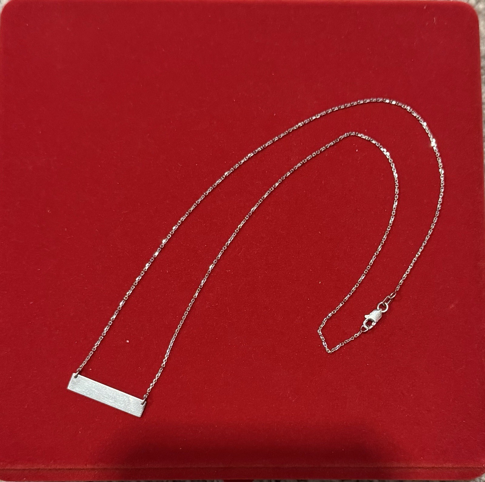 14k white gold necklace 