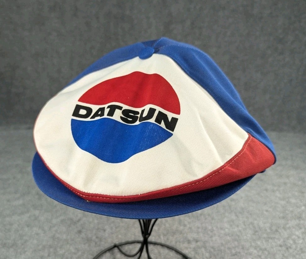NOS Vintage Ed Cholakian 80s Datsun Drag Race Racing Hot Rod Driving Hat Cap