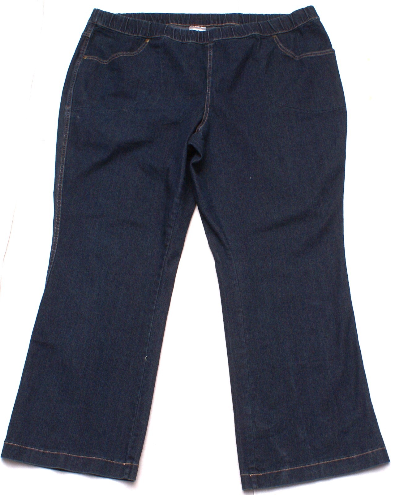 JMS Just My Size Pull On Elastic Waist Blue Jeans Denim Pants Womens 3X P X 29\