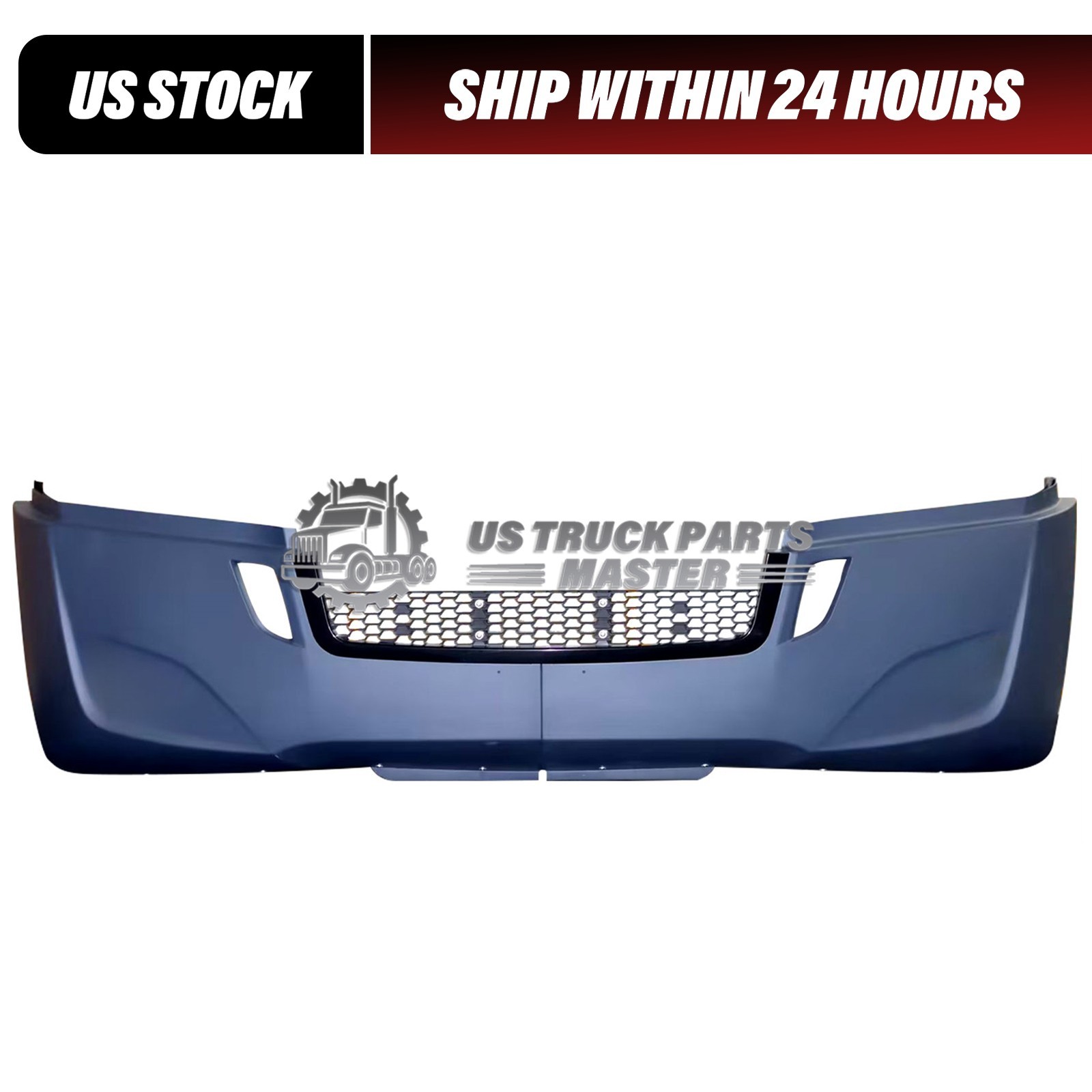 Front Bumper for Freightliner Cascadia 2018-2024 without Fog Lamp Hole