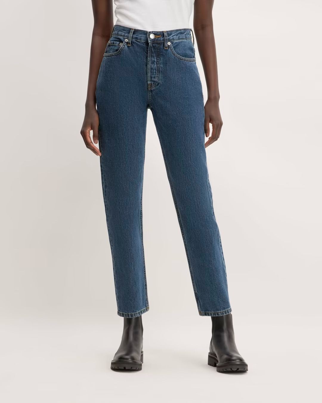 Everlane The 90\'s Cheeky Jean in Deep Atlantic Blue Women\'s Size 28 Ankle NWT