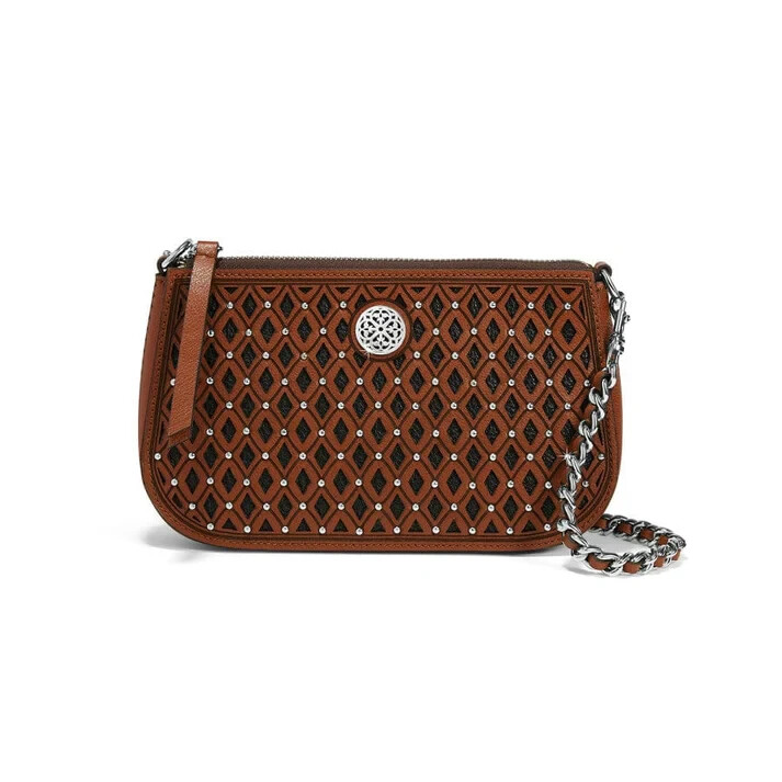 Brighton Sera Mini Crossbody - Russet Brown - Ferrara Collection - Clean EUC