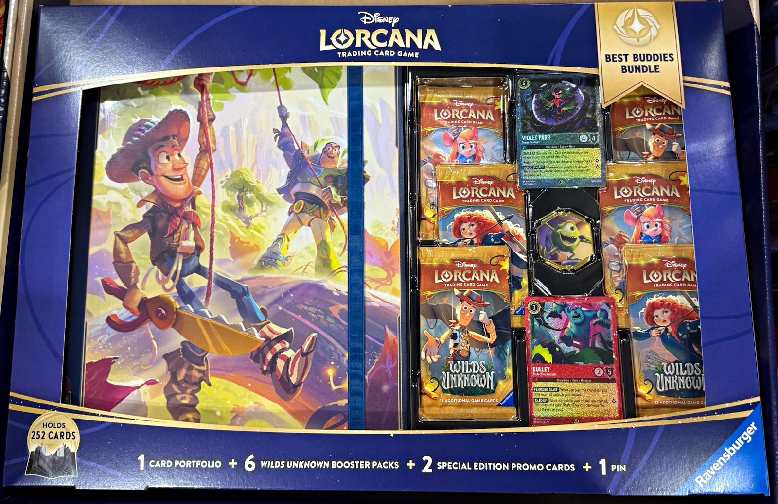 Ravensburger Disney Lorcana TCG Best Buddies Costco Bundle 6 Boosters 2 Promos