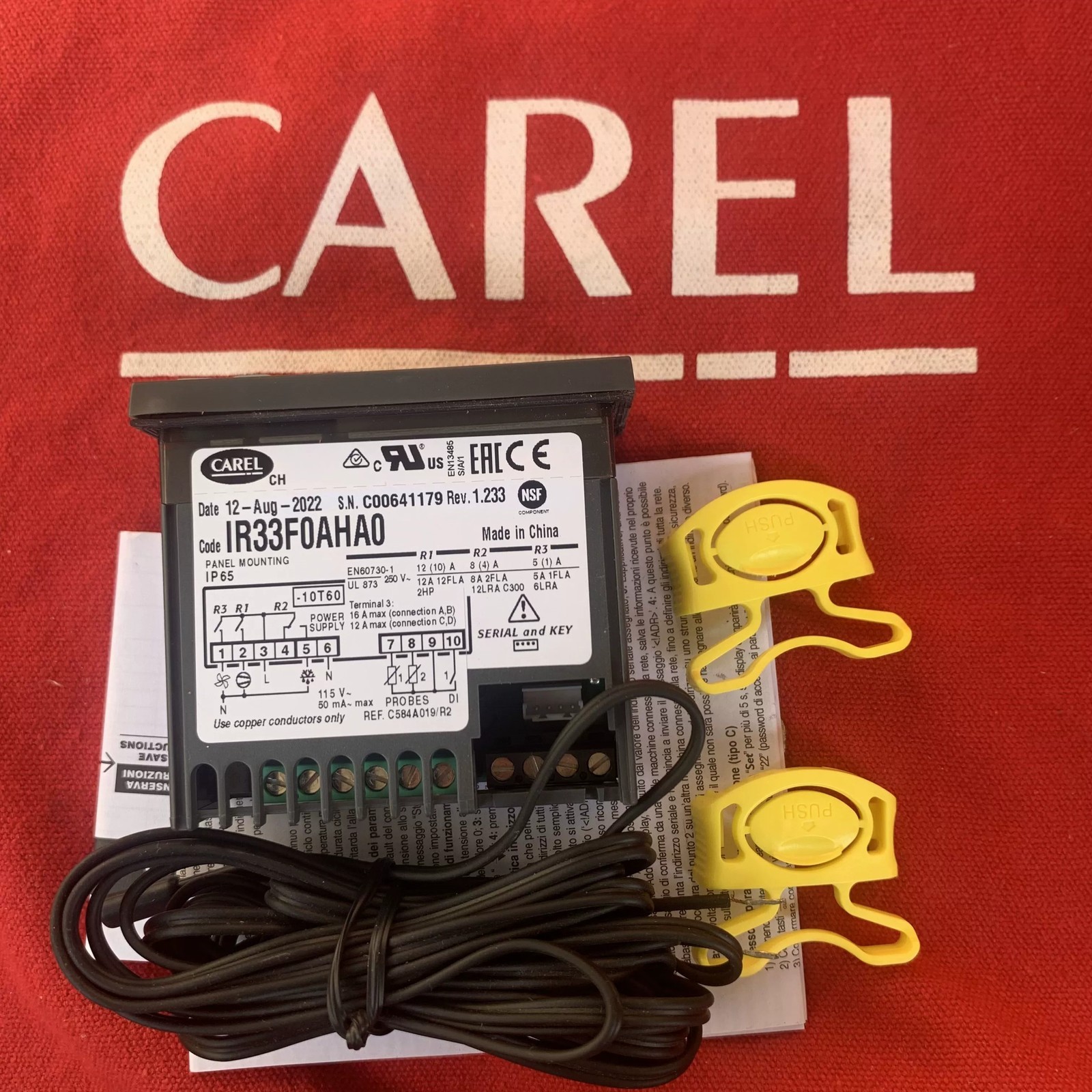 1PCS NEW CAREL IR33F0AHA0 Controller IR33FOAHAO IR33F0AHA0
