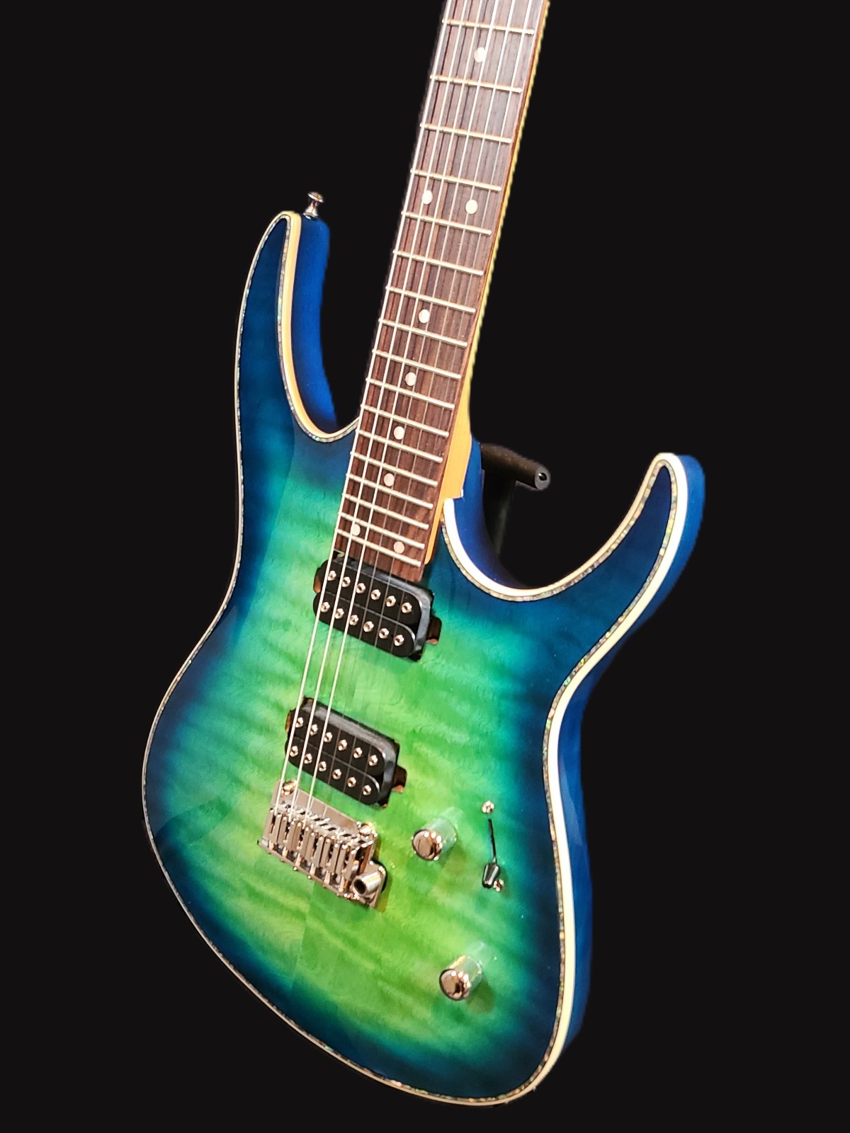 Rare Leo Jaymz Hurricane — Blue-Green Faded Tigerstripe/ Shred-Ready & Pro-Setup