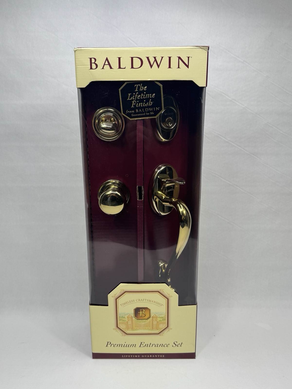 Baldwin Logan 5315.003.ENTR Solid Brass Entrance Handleset NEW SEALED