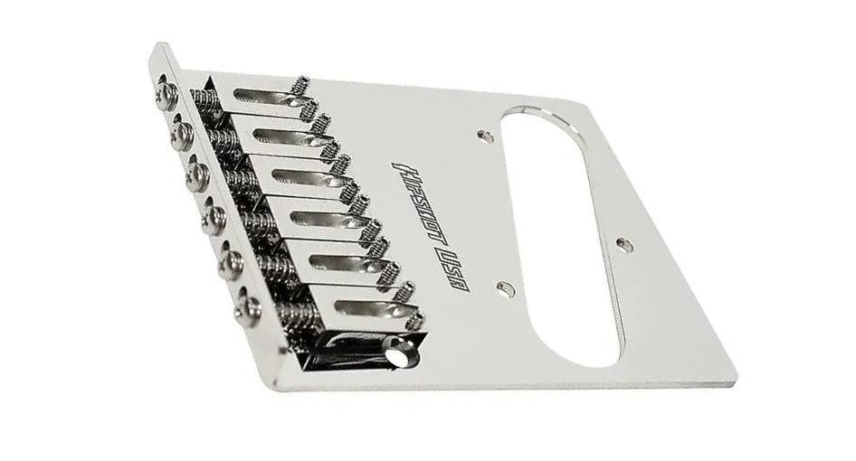 Hipshot® Tele Stainless Steel Retrofit Bridge~4 Mount Hole 6 Saddles~USA~New