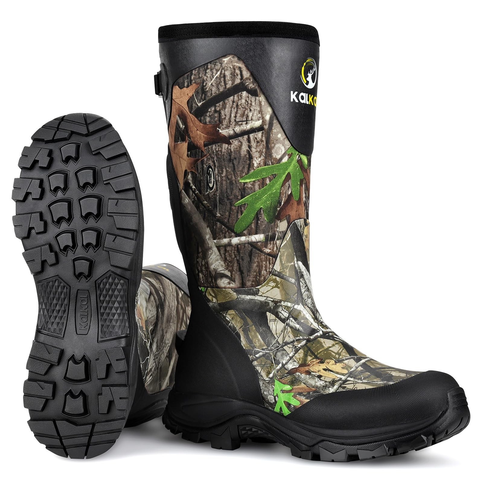 Waterproof Insulated Snake Boots for Men - 5mm Neoprene Anti-Slip Hunting Outdoo