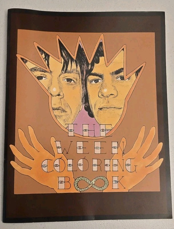 WEEN Coloring Book By Thea Wolfe 2008 Chocodog Records Deen Gene Claude RARE WEEN Coloring Book By Thea Wolfe 2008 Chocodog Records Deen Gene Claude RARE