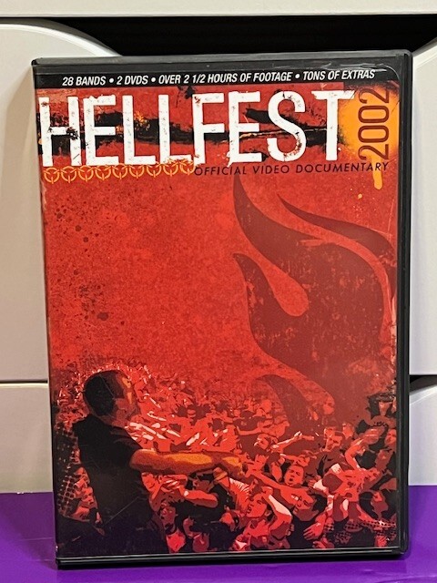 Hellfest 2002 The Official DVD Documentary Punk Hardcore Metal 2 Disc Set Rare