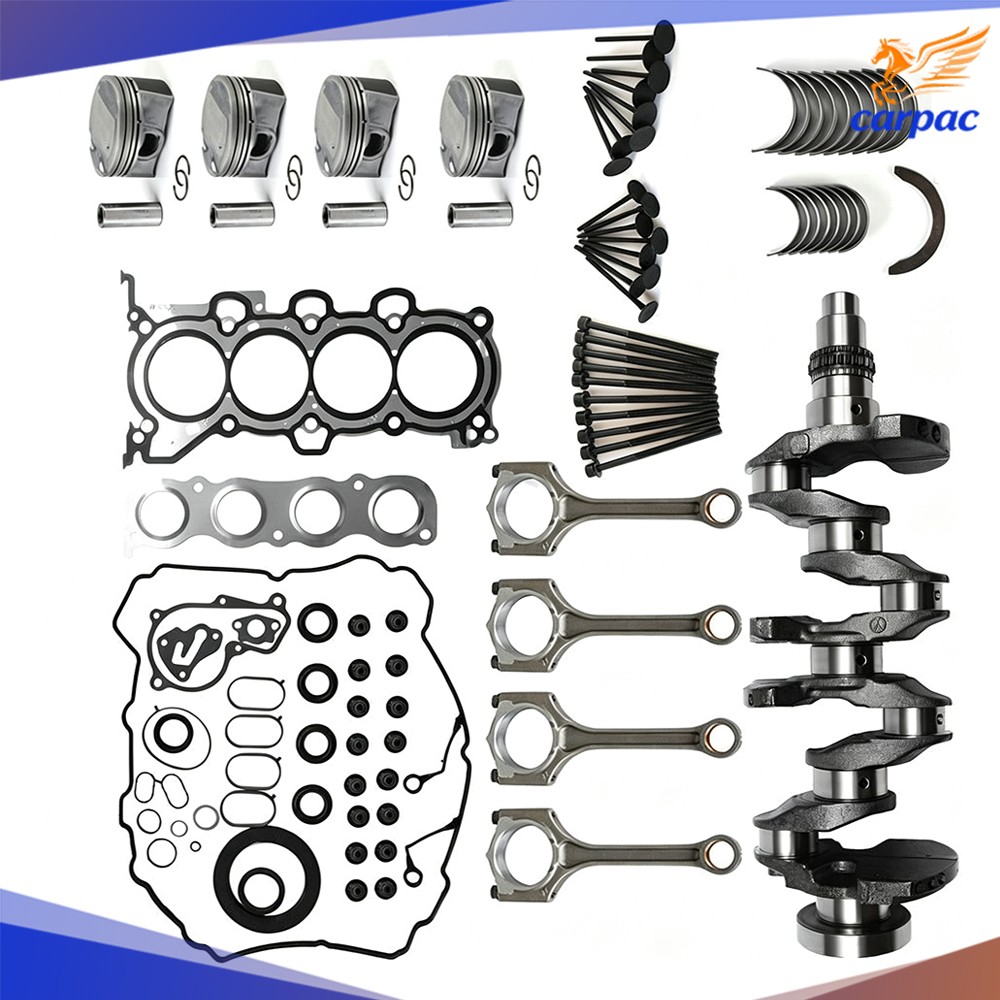 G4KE Engine Overhaul Rebuild Kit w/ Crankshaft Rods Timing For Hyundai Kia 2.4L