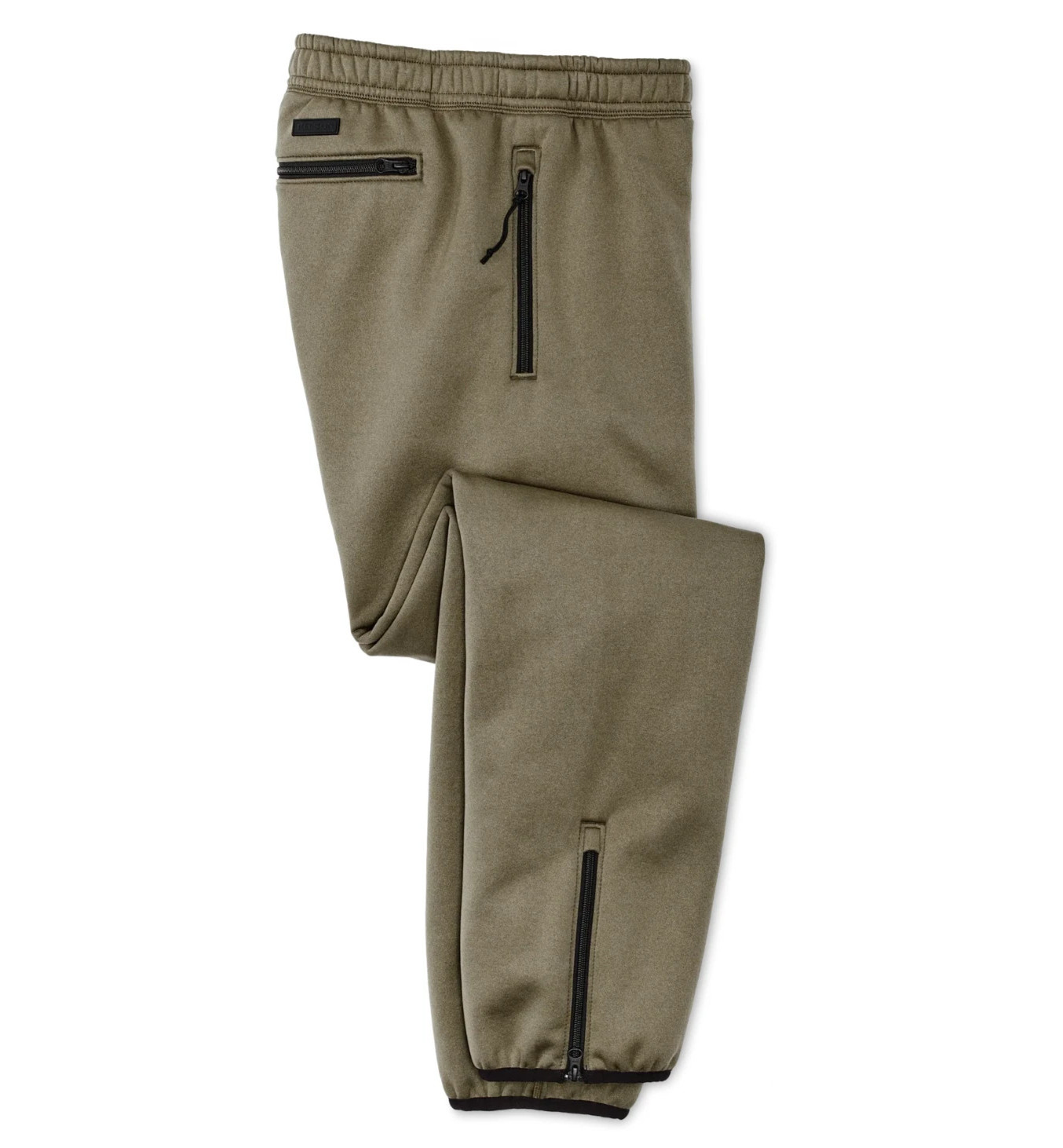 Filson Granite Spire Fleece Pants Field Olive Zip Jogger Hiking Mens S NWT