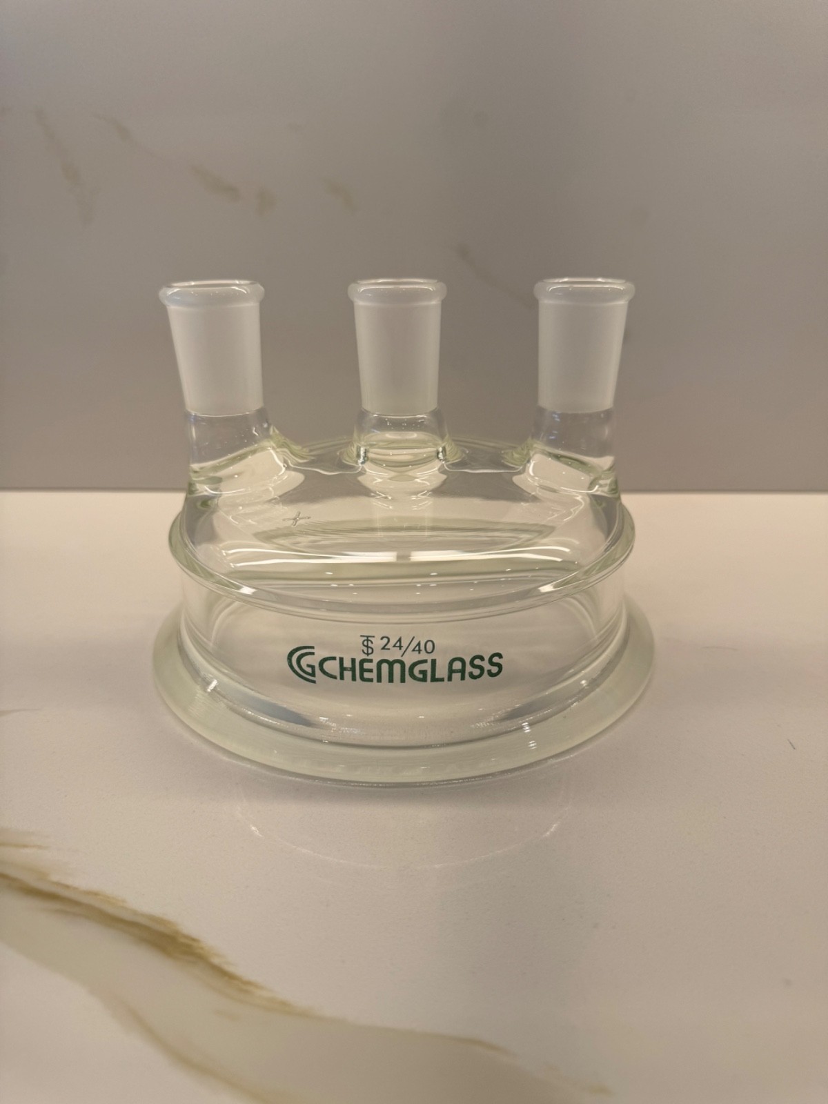 ChemGlass - Reaction Vessel Lid, 3-Neck, 24/40 - CG-1940-03