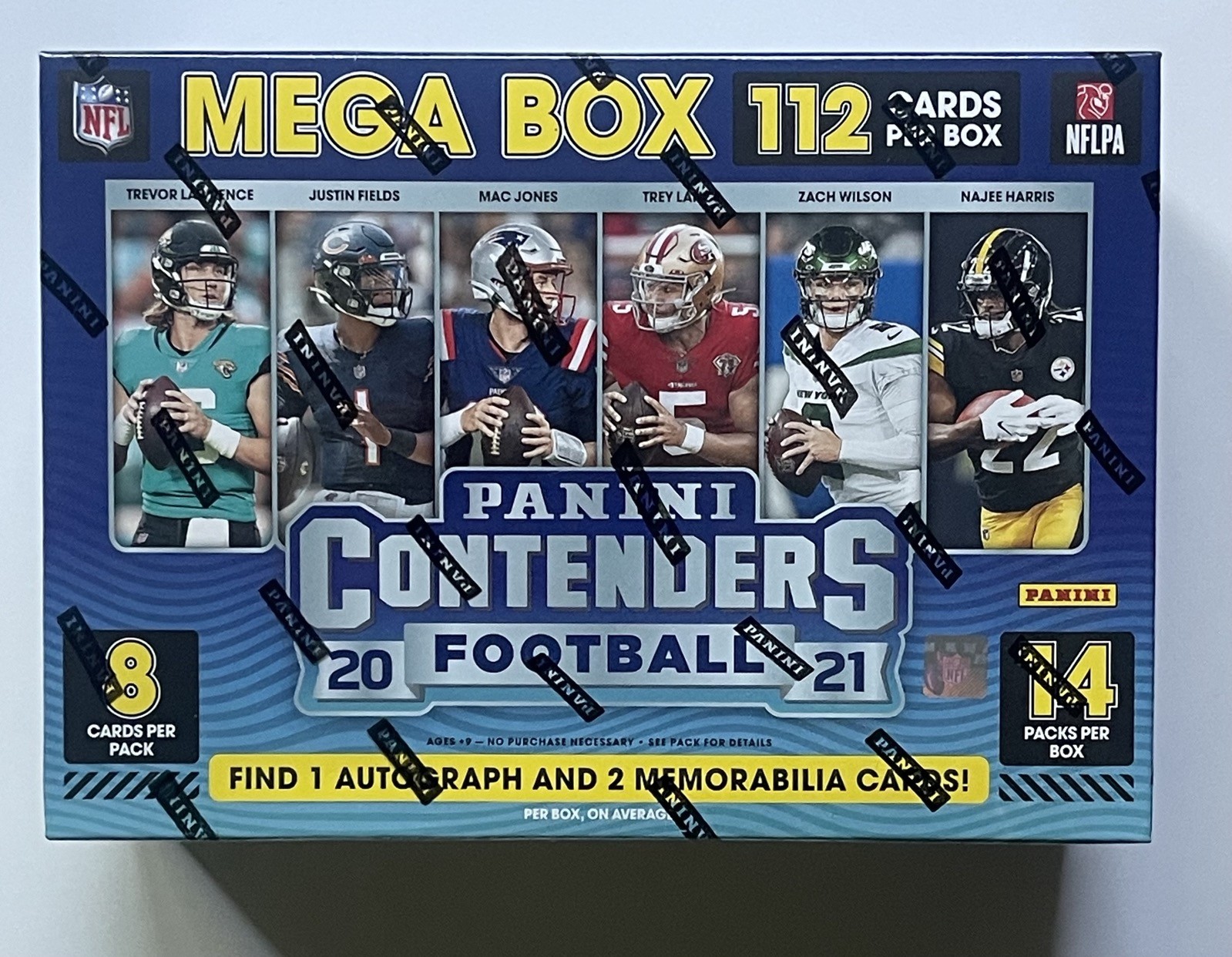 2021 PANINI CONTENDERS FOOTBALL MEGA BOX SEALED AUTO MEM CARDS NFL