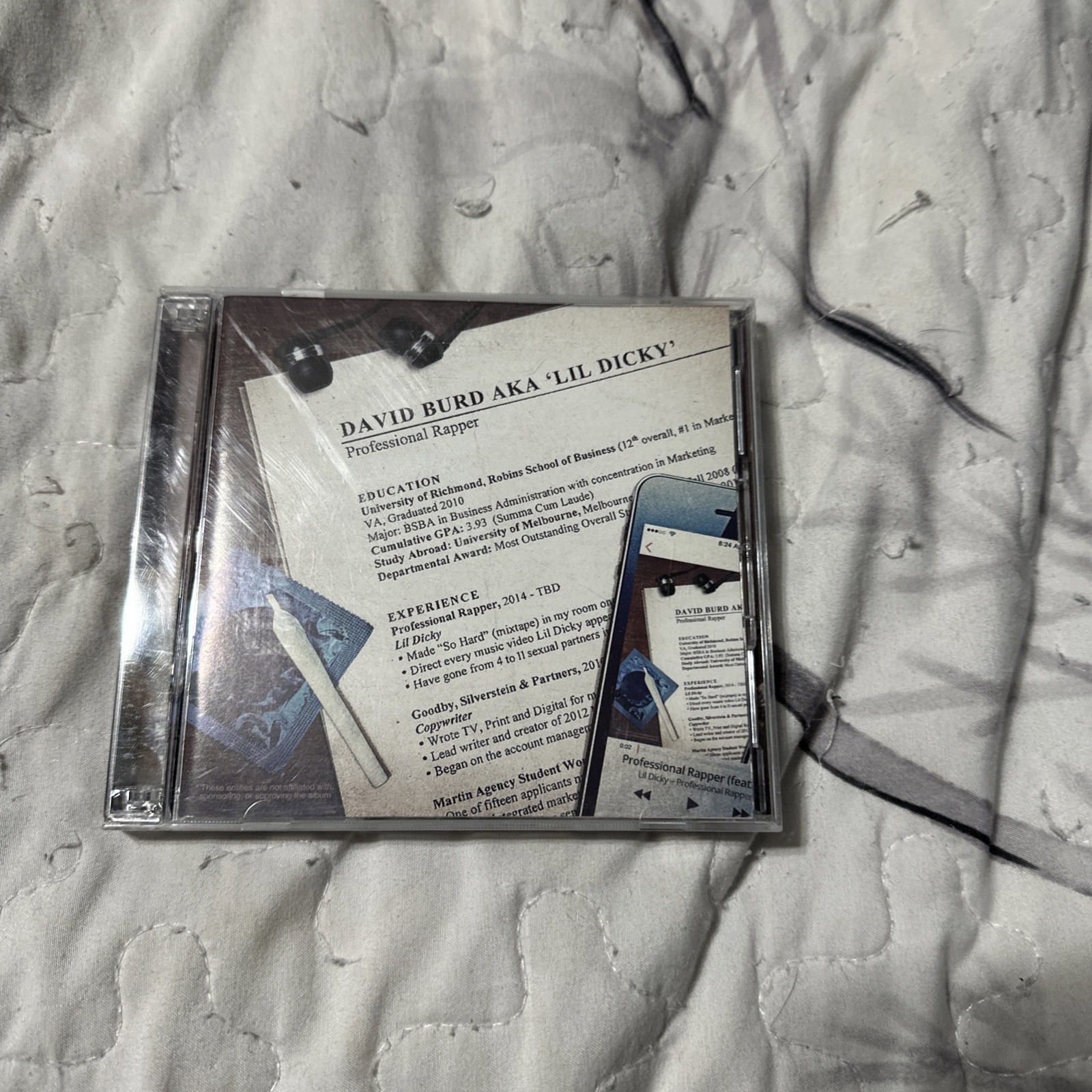 Professional Rapper by Lil Dicky (Record, 2024) CD Professional Rapper by Lil Dicky (Record, 2024) CD