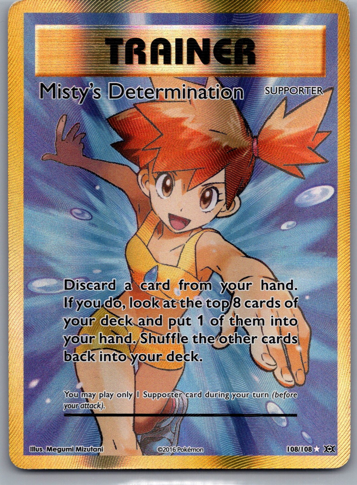 XY - Evolutions #108/108 Misty\'s Determination (Full Art)