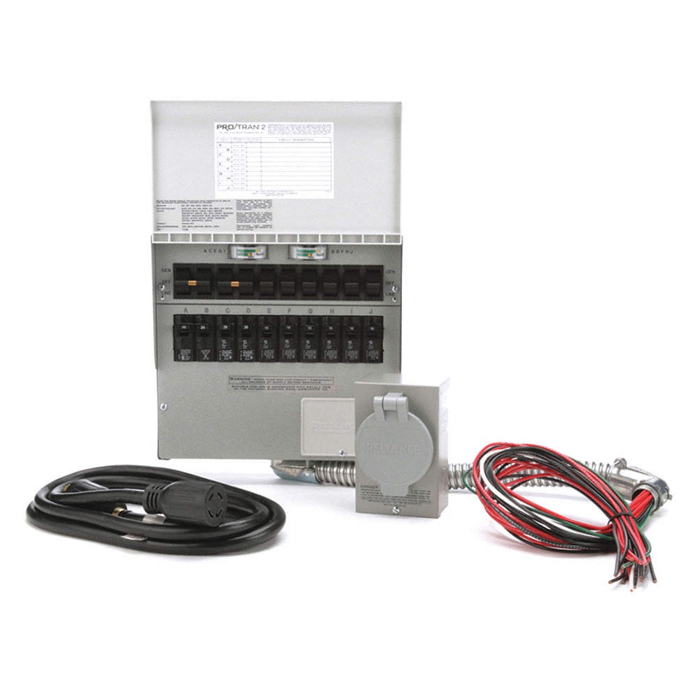 RELIANCE 310CRK Mnl Trans Swtch,125/250V AC,30 A,0Spaces 422L80