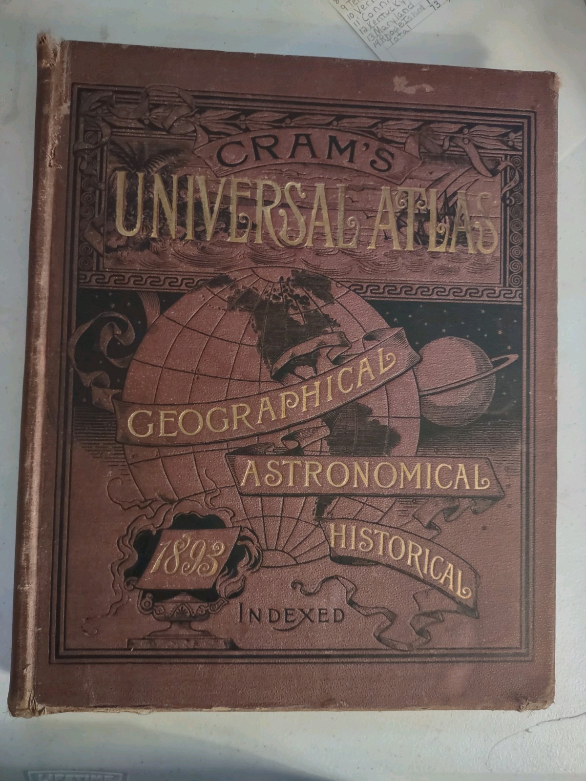 Cram\'s Universal Atlas 1893,Historical World MAPS Columbian Exposition Illus. ** Cram\'s Universal Atlas 1893,Historical World MAPS Columbian Exposition Illus. **