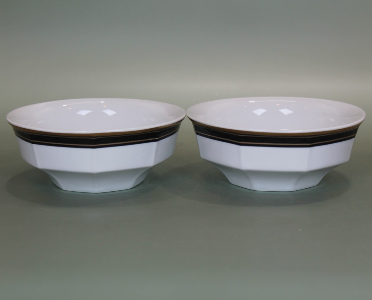 Christopher Stuart - Black Dress - Fruit Bowls - TWO - 2 - Y0009 - 4 3/4\
