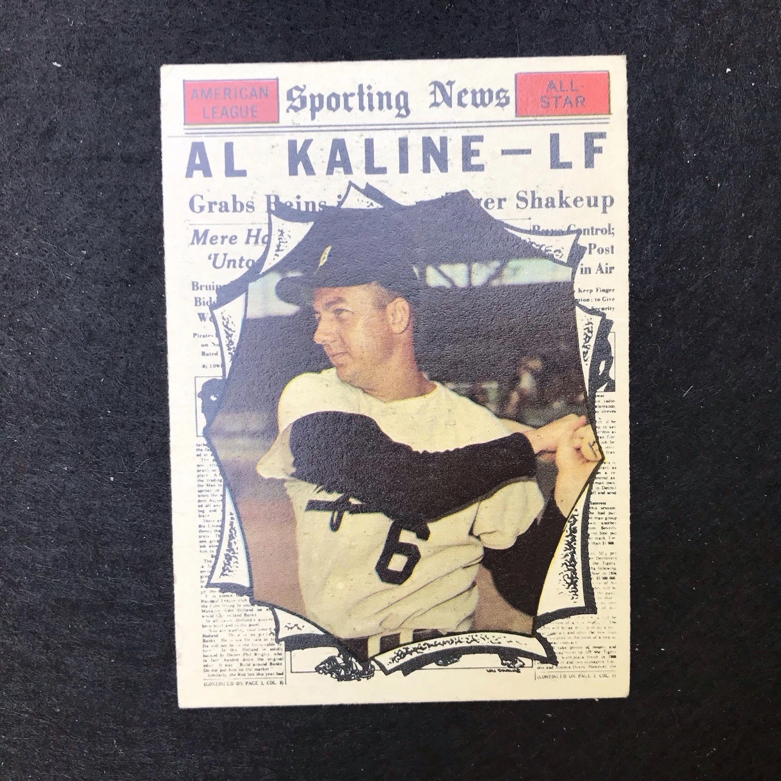 1961 Topps #580 Al Kaline All-Star EX. Detroit Tigers High Series 1961 Topps #580 Al Kaline All-Star EX. Detroit Tigers High Series