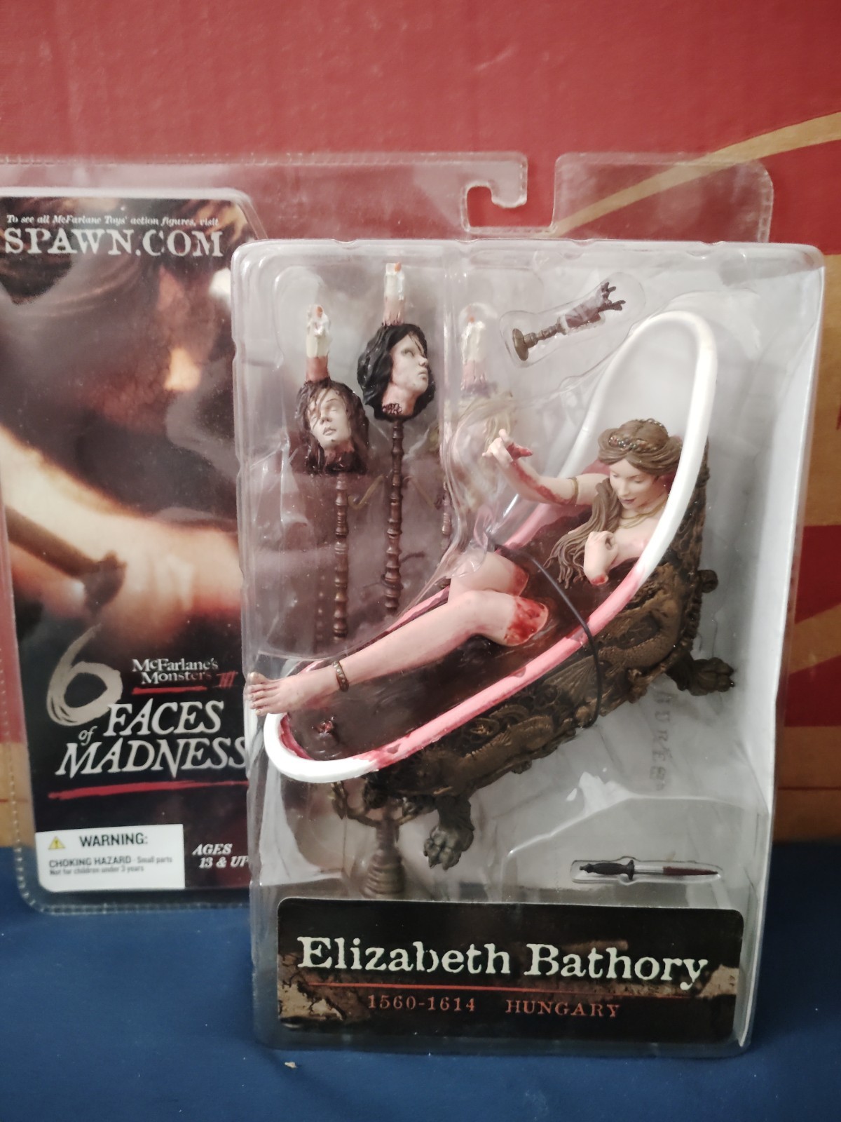 Mcfarlane 2004 6 Faces of Madenss Elizabeth Bathory (nipple variant) rare NIB