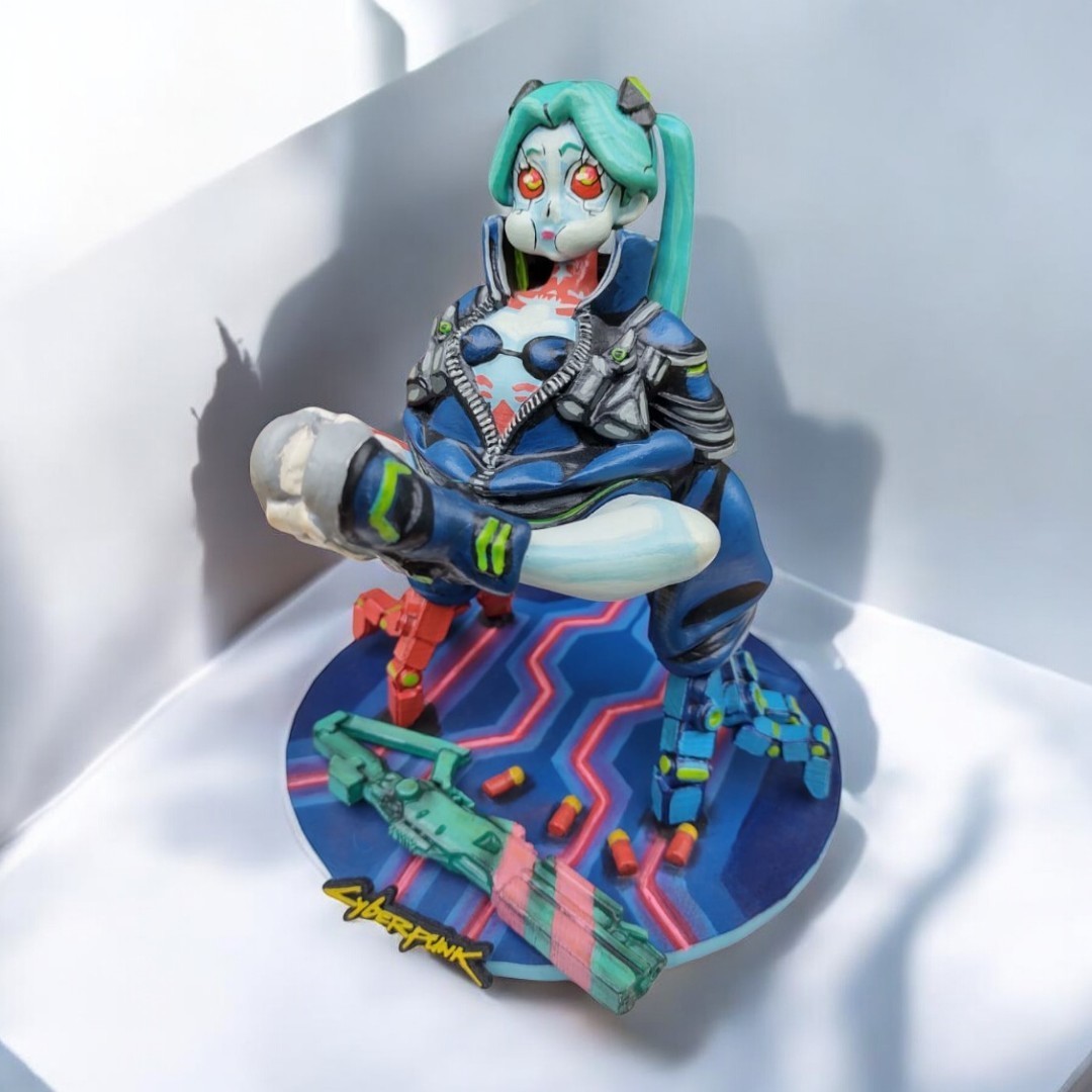 Fanart figure Rebecca airbrush painted 7.8 pulgadas Adult +18 Fanart figure Rebecca airbrush painted 7.8 pulgadas Adult +18