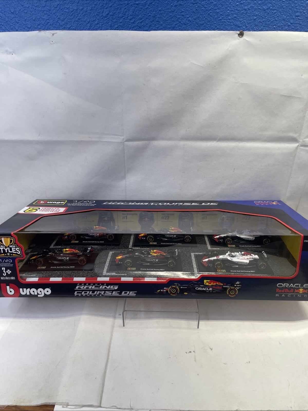 Burago 1:43 Scale RedBull Formula F1 Die Cast Racing Car 6-pack Set Burago 1:43 Scale RedBull Formula F1 Die Cast Racing Car 6-pack Set