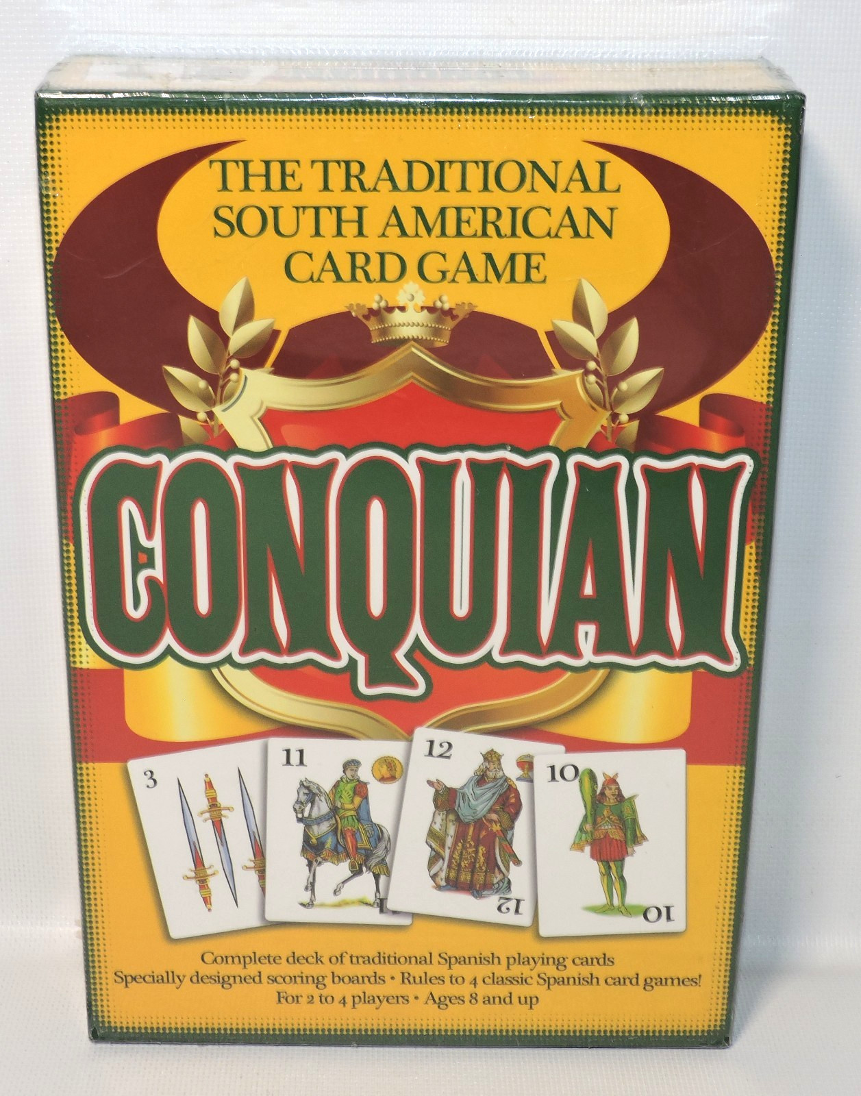 Conquian The Traditional South American Spanish Card Game 2013, NEW, SEALED