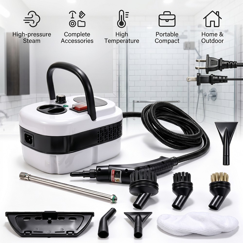 Maquina De Limpieza A vapor Limpiador Para Auto Carro Casa Hogar Potente 2500W
