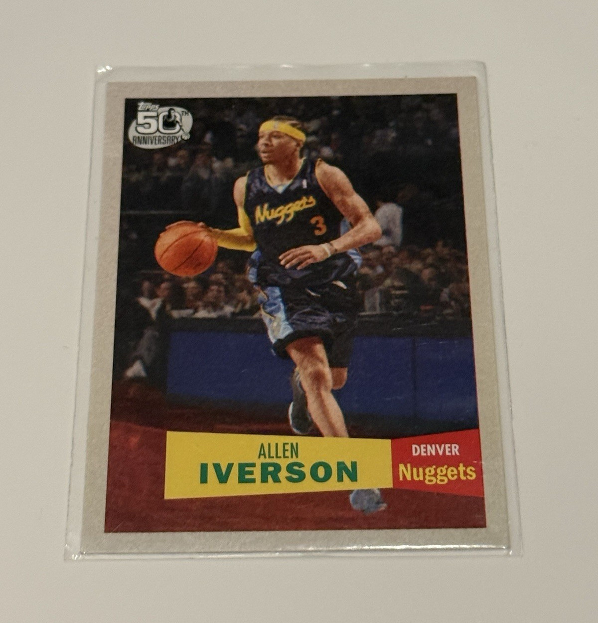 Topps 2006-07 Allen Iverson #33 50th Anniv Denver Nuggets Basketball Card