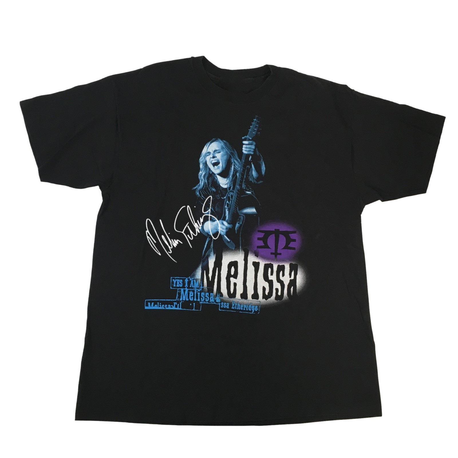 Melissa Etheridge Signature T-shirt Black Cotton All Size S-5XL 1F539