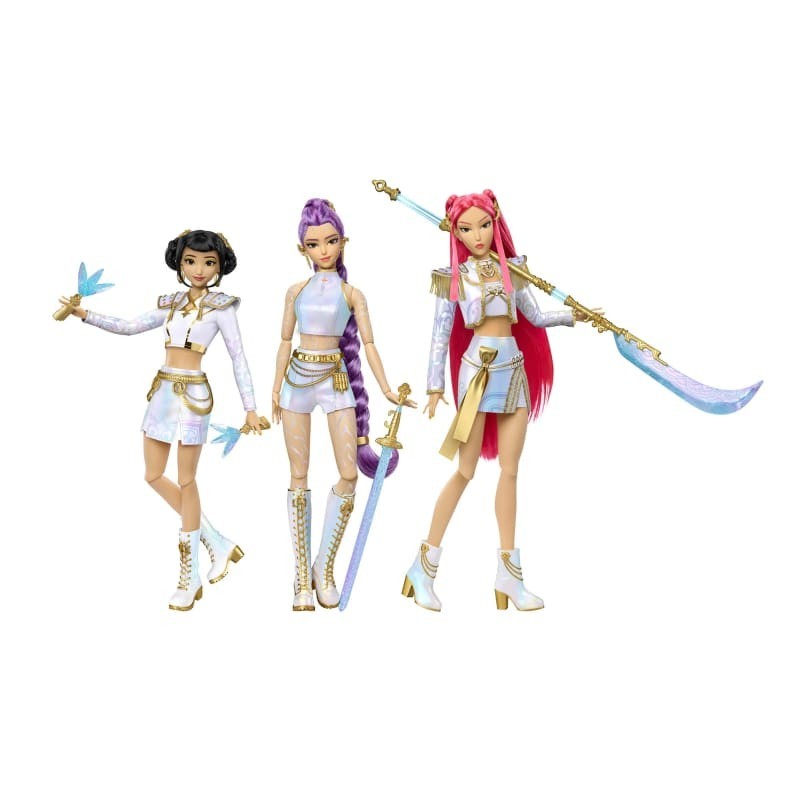HUNTR/X Rumi Mira Zoey “What It Sounds Like” 3-Pack Mattel Creations Huntrix HUNTR/X Rumi Mira Zoey “What It Sounds Like” 3-Pack Mattel Creations Huntrix