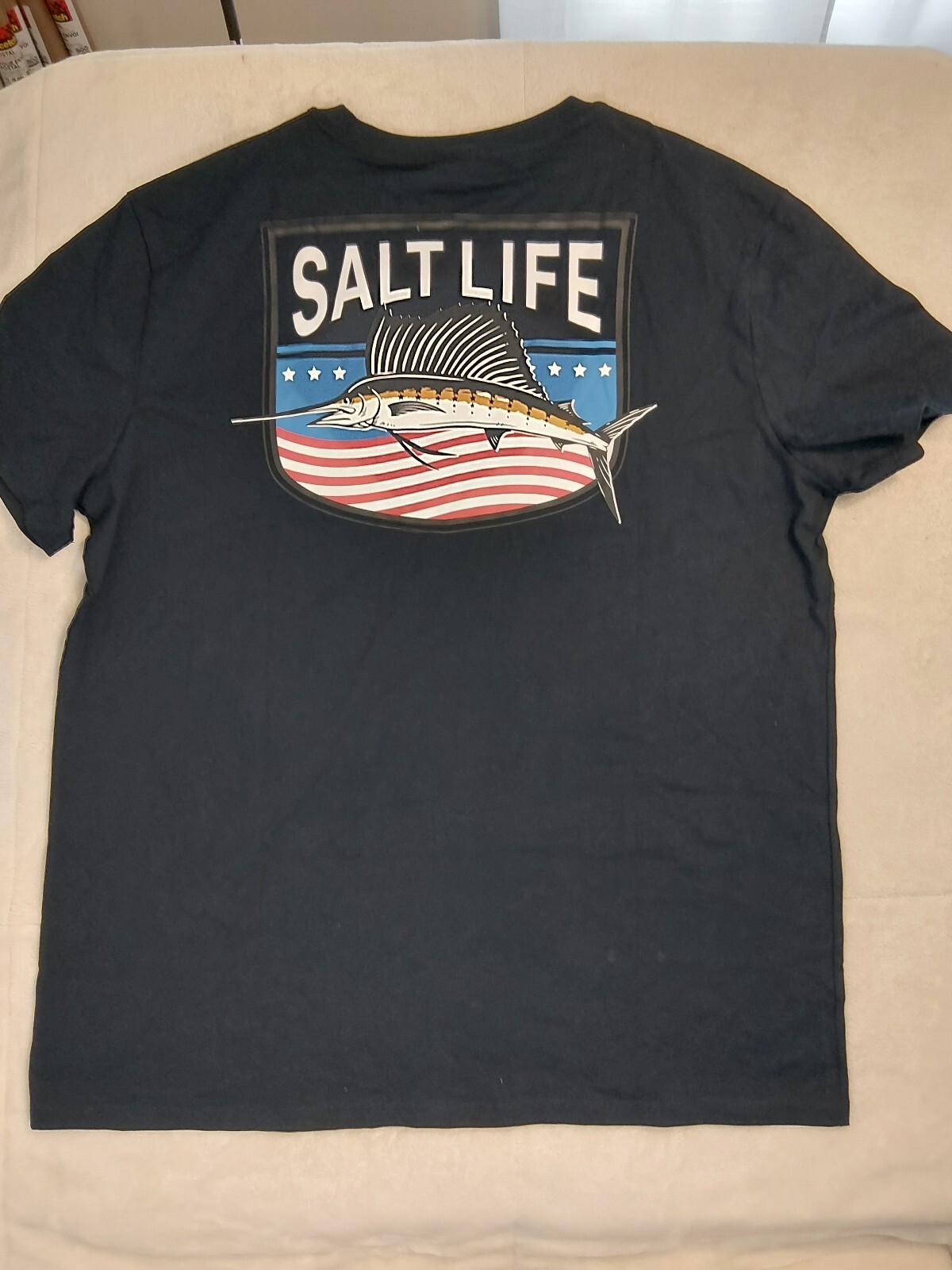 Salt Life Men\'s XL Navy Blue Graphic T-Shirt Salt Life Men\'s XL Navy Blue Graphic T-Shirt