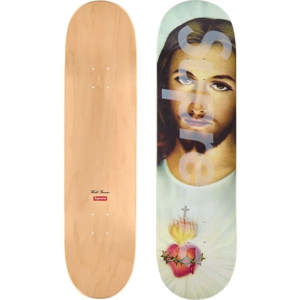 Supreme Prayer Card Jesus Skateboard Deck FW26 In Hand Christ DS Sold Out New